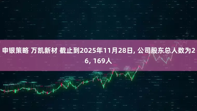 申银策略 万凯新材 截止到2025年11月28日, 公司股东总人数为26, 169人